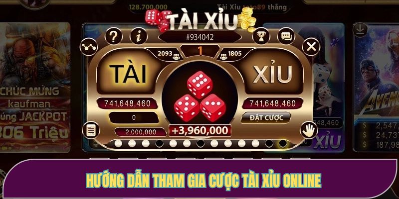 3 bước đơn giản để đặt cược Tài Xỉu