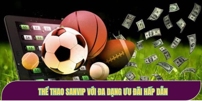 Thể thao Sanvip với đa dạng ưu đãi hấp dẫn