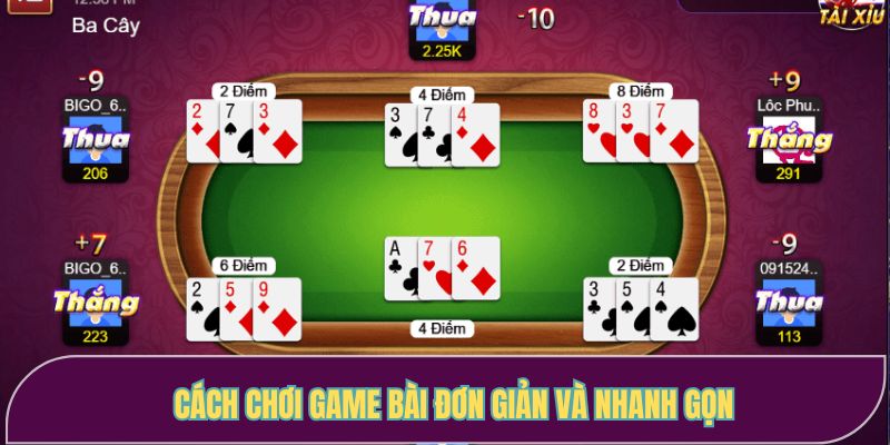 Các bước vào chơi game bài yêu thích